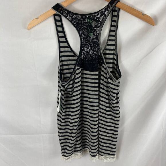 NWT Honeydew Intimates Lace Racerback Pajama Tank Top Lace Trim Jersey Small - Picture 4 of 4